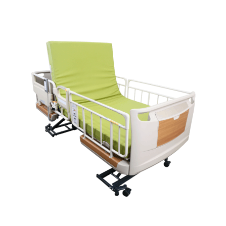เตียงผู้ป่วยไฟฟ้า PARAMOUNT BED รุ่น Rakusho Z สีเรซิ่น พร้อมที่นอน รุ่น General Mattress_0